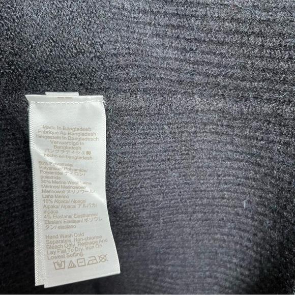 J.CREW Sizes L, XL Chunky Crewneck Sweater Supersoft Yarn Women’s Black - Picture 13 of 13